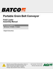 Agi Batco FX1545FL Assembly Manual