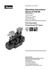 Parker D111FBxEE Series Operating Instructions Manual