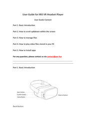 PVR IRIS VR User Manual
