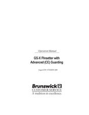 brunswick gsx pinsetter troubleshooting