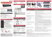 Sanyo FWDP105F Quick Start Manual