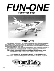 GREAT PLANES FUN-ONE Instruction Book