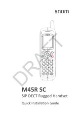 Snom M45R SC Quick Installation Manual