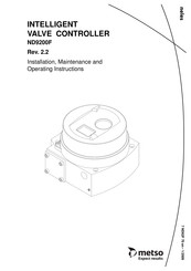 Metso ND9200F Installation Maintenance And Operating Instructions