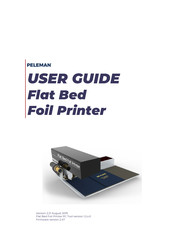 Peleman Flat Bed Foil Printer User Manual
