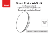 Rinnai Smart Port WF-60A1 Operating & Installation Manual