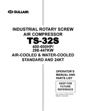 Sullair TS-32S Operator's Manual And Parts List