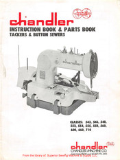 Chandler 546 Instruction Book & Parts Book