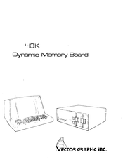 Vector Graphic 48K Dynamic Memory Board Manual