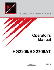Hammerhead HG2200AT Operator's Manual