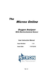 Ntron Microx Online User Instruction Manual