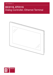 BERGHOF ET2115 User Handbook Manual