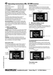 Multiplex Rx 12 DS Operating Instructions
