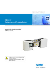 SICK MCS300P Technical Information