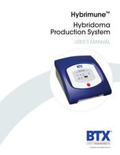 Harvard Bioscience BTX Hybrimune User Manual