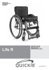 Quickie Life R Directions For Use Manual