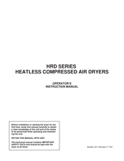 Ingersoll Rand HRD10 Operator's Instruction Manual