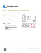 NETGEAR Powerline 500 XAV5401 Installation Manual