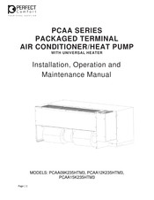 Perfect Comfort PCAA15K235HTM3 Installation, Operation And Maintenance Manual