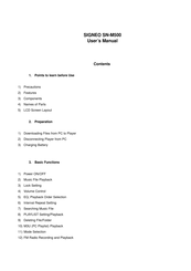 SIGNEO SN-M500 User Manual