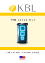 KBL Tower space 2000 Operating Instructions Manual
