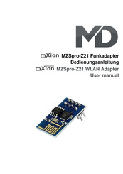 MD mXion MZSpro-Z21 User Manual