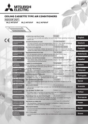 Mitsubishi Electric MLZ-KP50VF Operating Instructions Manual
