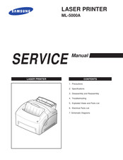 Samsung ML-5000A Service Manual
