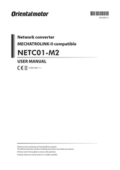 Oriental motor NETC01-M2 User Manual