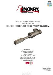 iNOXPA SILPIG S0120 Installation, Service And Instructions