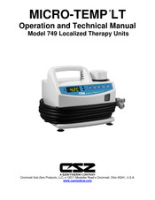 CSZ MICRO-TEMP LT 749 Operation And Technical Manual