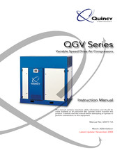 Quincy QGV-50 Instruction Manual