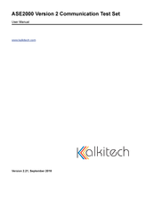 Applied Systems Engineering ASE2000 User Manual
