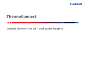 Webasto ThermoConnect Operating And Installation Instructions
