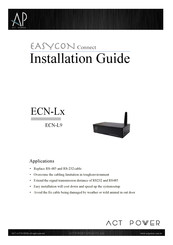 ACT POWER EASYCON Connect ECN-L Series Installation Manual