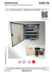 Simon M-SHEV-10-AP Operating Manual