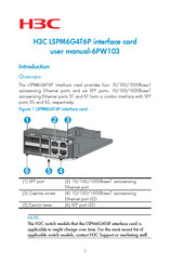 H3C LSPM6G4T6 User Manual