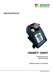 Bender UNIMET 300ST Operating Manual