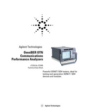 Agilent Technologies OmniBER OTN J7230B Technical Data Sheet
