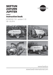 Hardi ZATURN Series Instruction Book