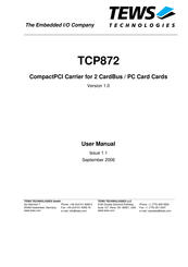 Tews Technologies TCP872 User Manual