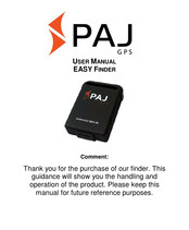 PAJ GPS EASY User Manual