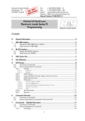 Höcherl & Hackl PL Series Programming Manual