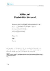 Midea MT7697N User Manual