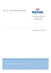 Baicells mBS31001 Installation Manual