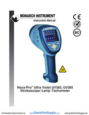 MONARCH INSTRUMENT Nova-Pro Ultra Violet UV385 Instruction Manual