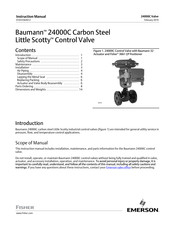 Emerson Fisher Baumann Little Scotty 24000C Instruction Manual