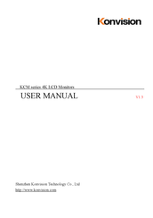 Konvision KCM-2460W User Manual