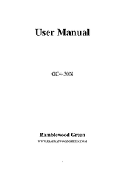 Ramblewood Green GC4-50N User Manual