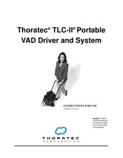 Thoratec TLC-II Plus Instructions For Use Manual